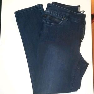 Chico's dark blue jeans